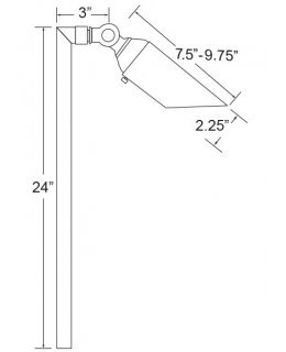 Encore LEDBL-72-MR16-LED-4W Area Path Light